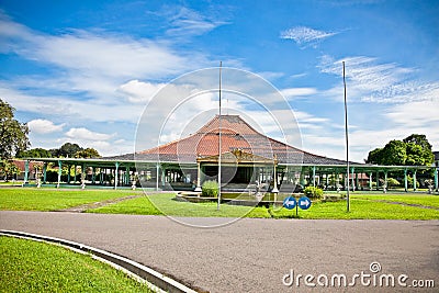 Tata Tertib Masuk Keraton in Solo, Java, Indonesia Stock Photo