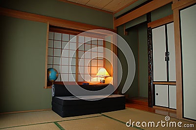 Tatami room light Stock Photo
