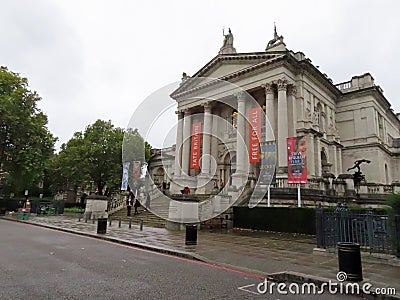 Tate Britain Entrance, London Editorial Stock Photo