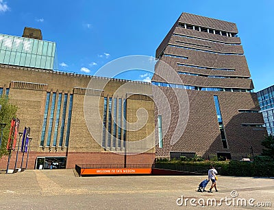 Tate Modern exterior, London, UK Editorial Stock Photo