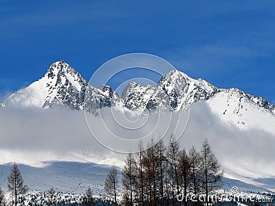 Tatra mountains in winter Stock Photo