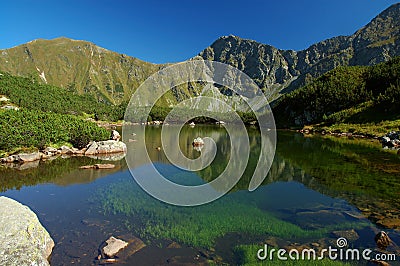 Tatry - mountain lake Stock Photo