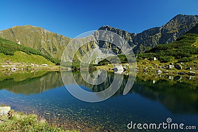 Tatry - mountain lake Stock Photo