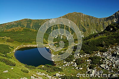 Tatry - mountain lake Stock Photo