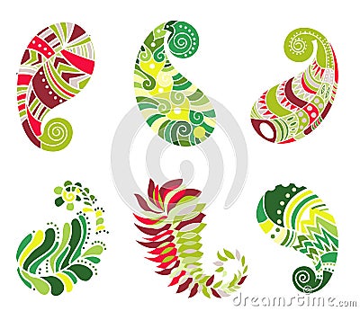 Tattoo henna element Vector Illustration