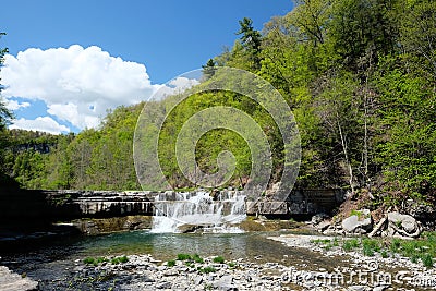Taughannock Falls State Park Stock Photo
