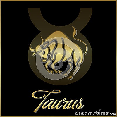 Taurus zodiac star sign Stock Photo