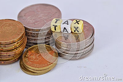 TAX Stock Photo