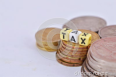 TAX Stock Photo