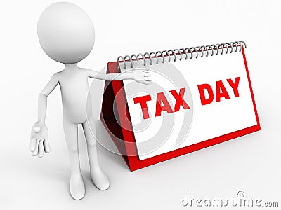 Tax date Stock Photo