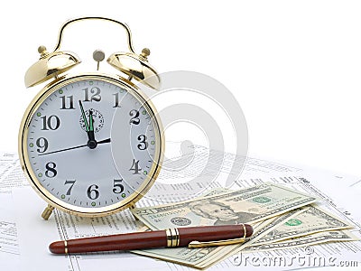 Tax deadline Stock Photo