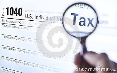 Tax form 1040