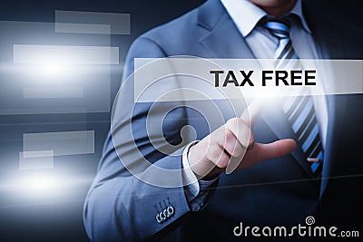 Tax Free Accounting Calculation Financial Budget Business concept Stock Photo