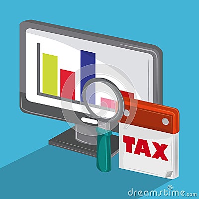 Tax governent pay day Vector Illustration