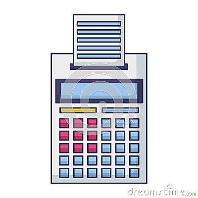 tax payment concept Cartoon Illustration