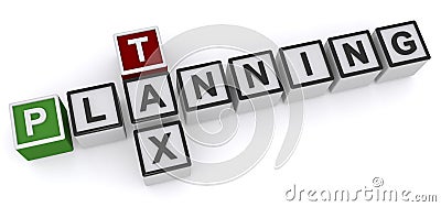 Tax planning Stock Photo