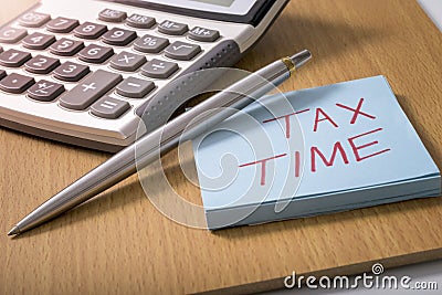 Tax time Stock Photo