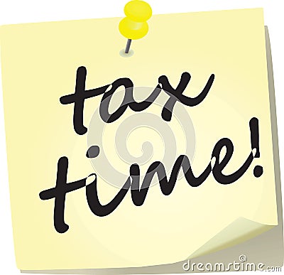 Tax time Vector Illustration