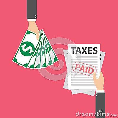 Taxes icon design, vector Vector Illustration