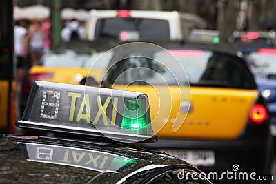 Taxi Stock Photo