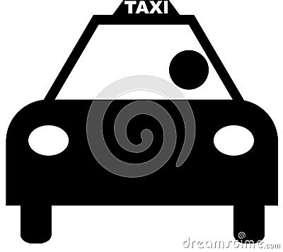 Taxi Vector Illustration