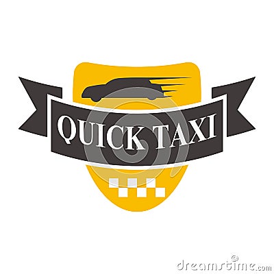 Taxi badge vector illustration. Vector Illustration