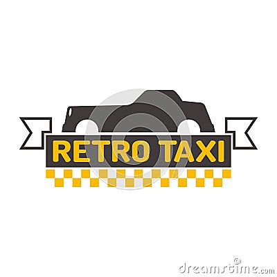 Taxi badge vector illustration. Vector Illustration