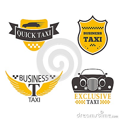 Taxi badge vector illustration. Vector Illustration