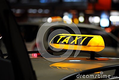 Taxi cab Stock Photo