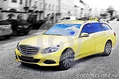 Taxi cab Stock Photo