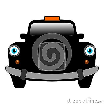 taxi cartoon Vector Illustration