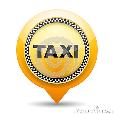 Taxi Icon Vector Illustration