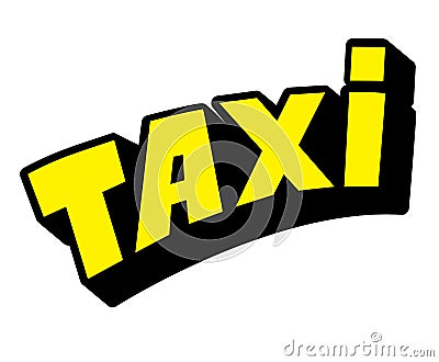 Taxi logo Vector Illustration