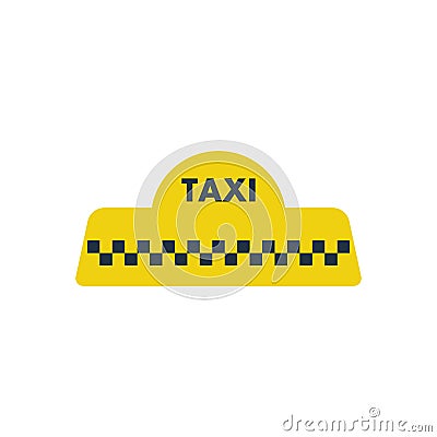 Taxi roof icon Vector Illustration