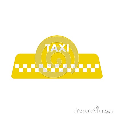 Taxi Roof Icon Vector Illustration