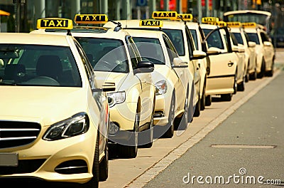 Taxi Stock Photo