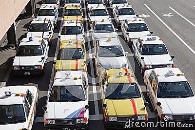 Taxi Editorial Stock Photo