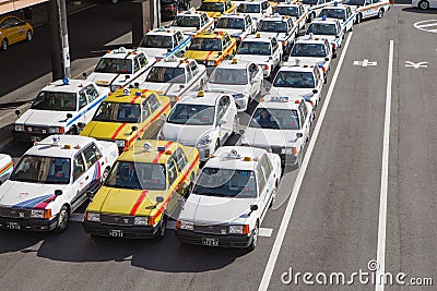 Taxi Editorial Stock Photo