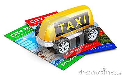 Taxi service concept Stock Photo