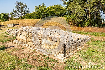 Taxila Ancient Dharmarajika 84 Stock Photo