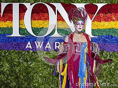 Taylor Mac at the 73rd Annual Tony Awards Editorial Stock Photo