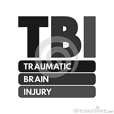 TBI Traumatic Brain Injury - Intracranial Injury To The Brain Caused By