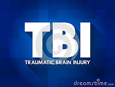 TBI Traumatic Brain Injury - Intracranial Injury To The Brain Caused By
