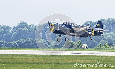 TBM3 Avenger Editorial Stock Photo