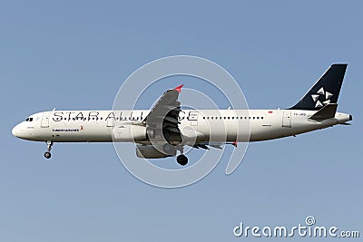 TC-JRB Turkish Airlines Airbus A321-231 KIRIKKALE Editorial Stock Photo