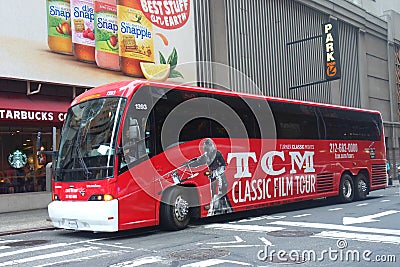 TCM Bus Editorial Stock Photo