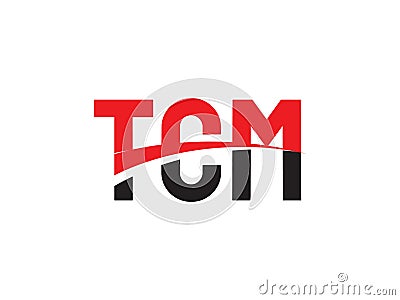 TCM Letter Initial Logo Design Vector Illustration Vector Illustration