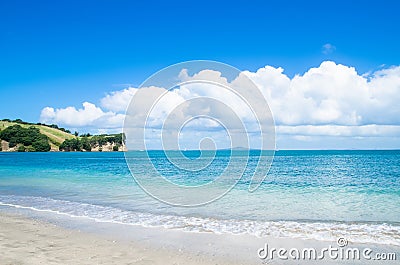 Te Haruhi Bay, Shakespear Park Stock Photo