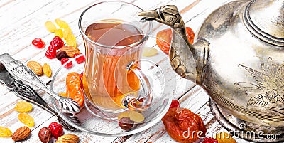 Tea in arab style Stock Photo