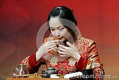 Tea art of China. Stock Photo